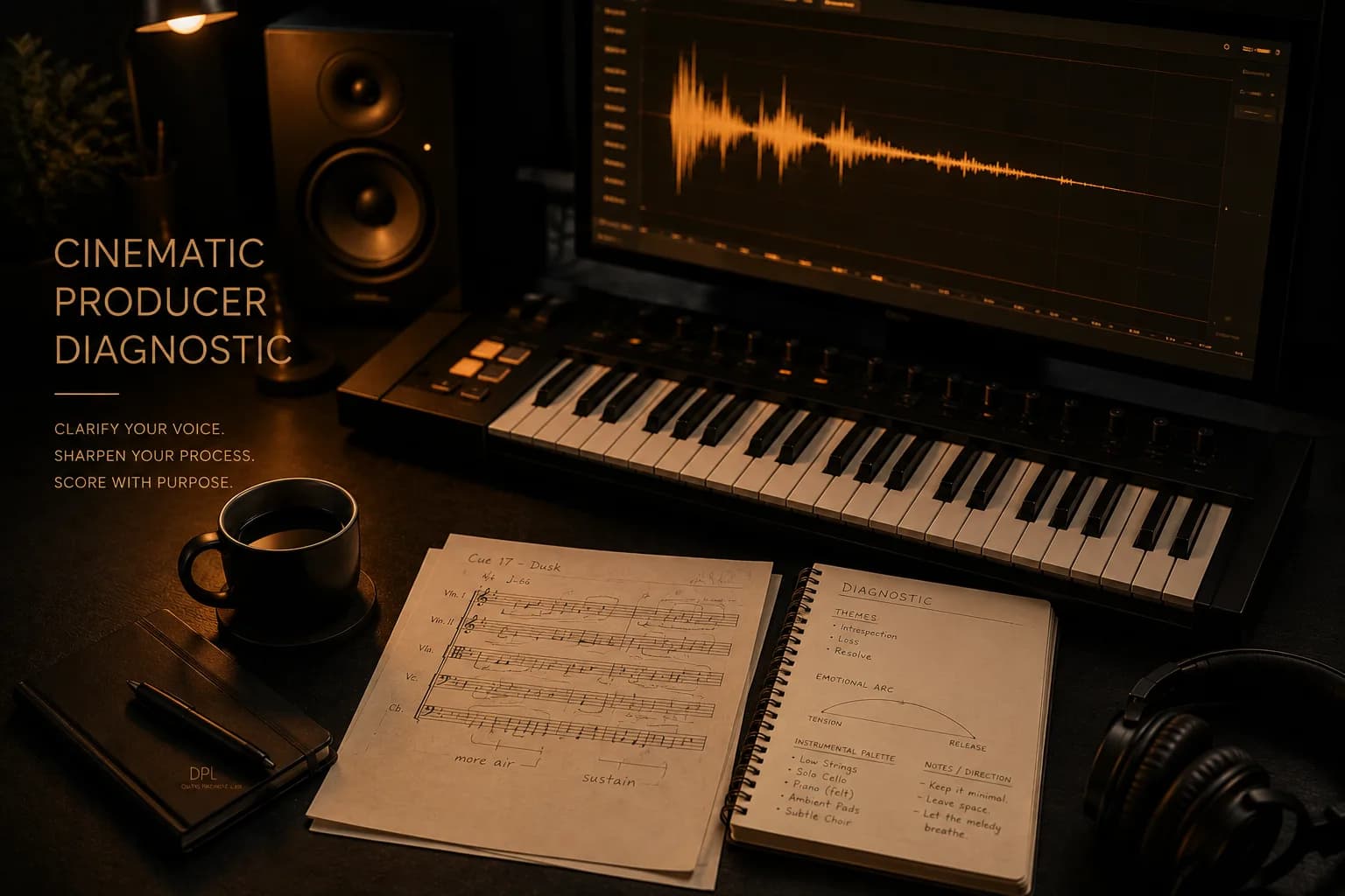 Cinematic Producer Diagnostic premium product artwork